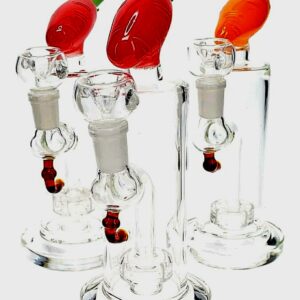Carrot Glass Water Percolator